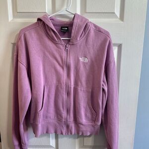 The North Face Pink/Mauve Full-Zip Hoodie